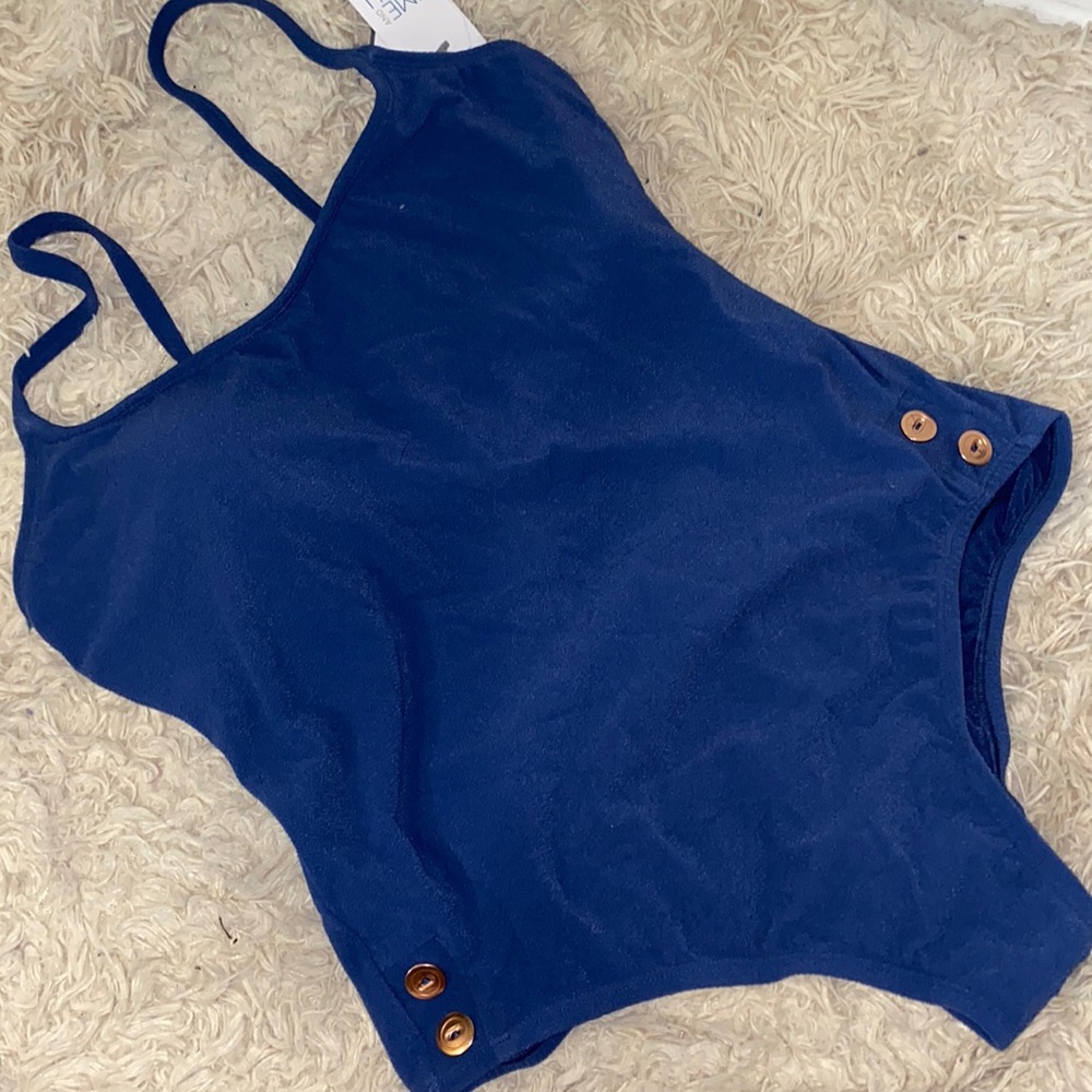 Navy One Piece Swimsuit